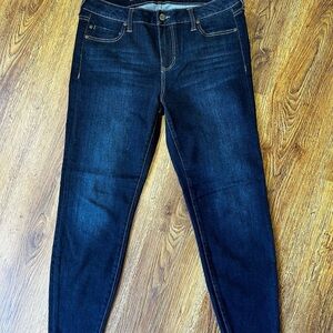 Liverpool Jeans Company Blue Ankle Cropped Jeans